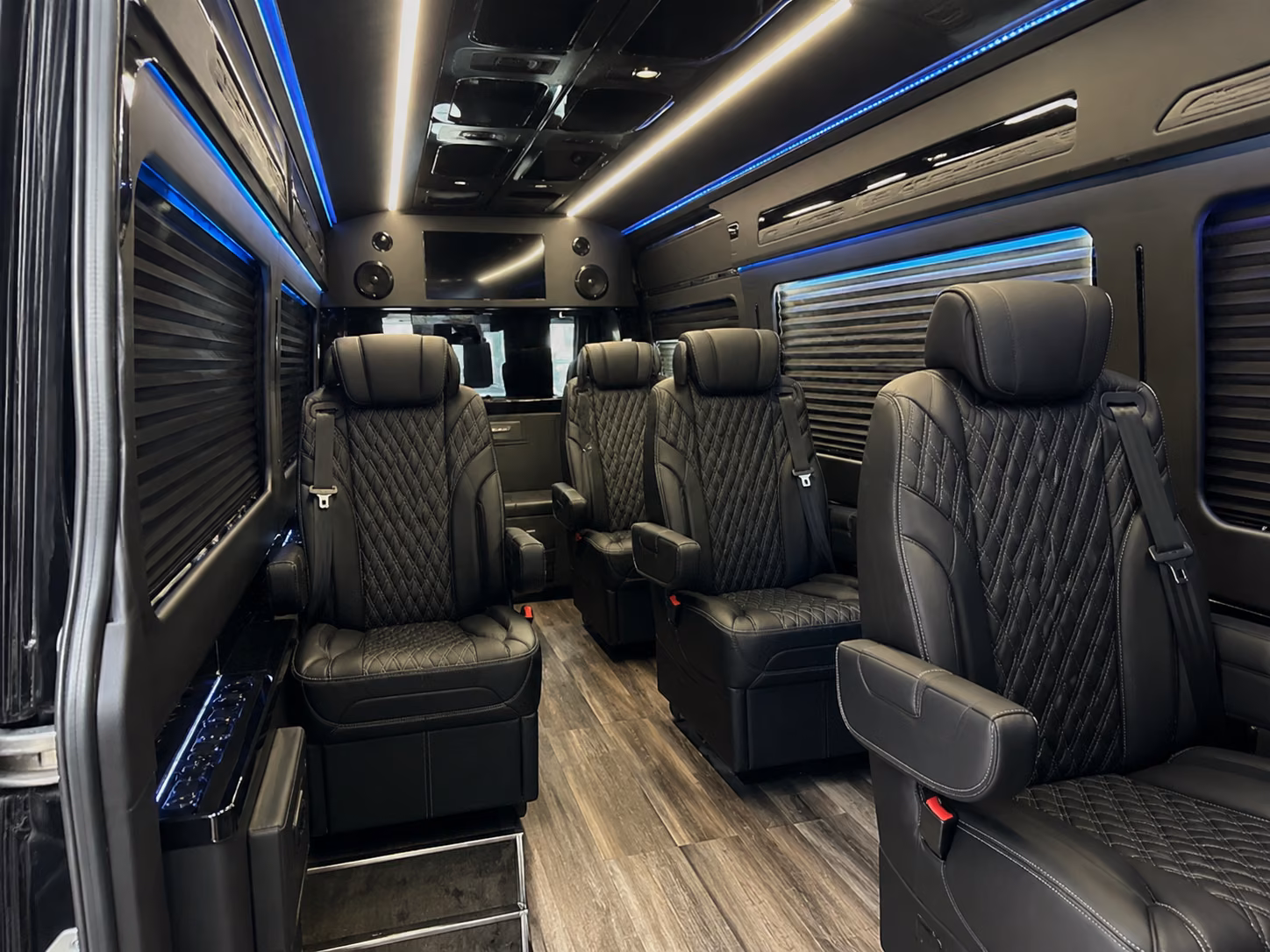 paterson 10 passenger sprinter van inside