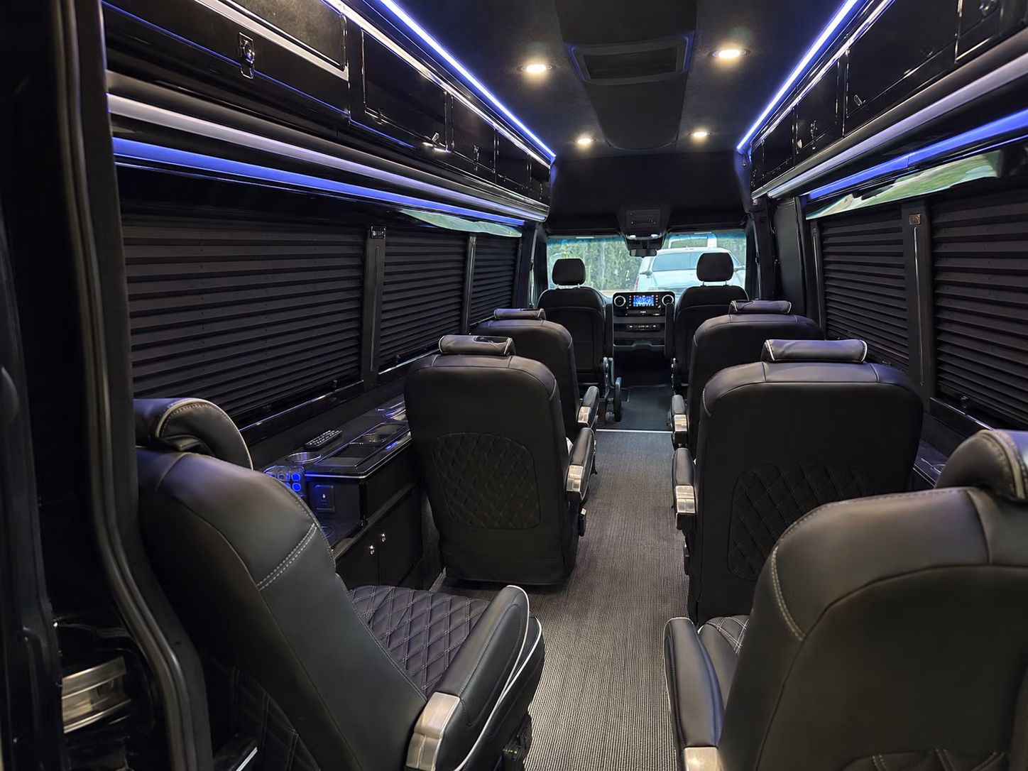 paterson 15 passenger sprinter van inside