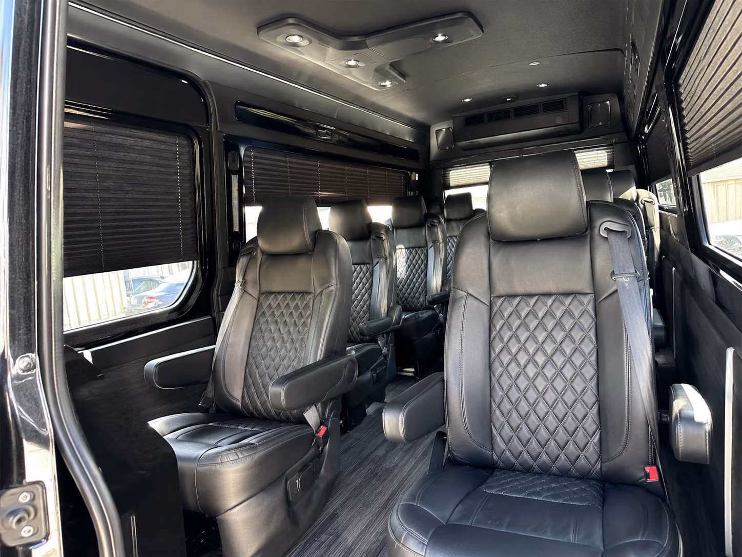 paterson 18 passenger sprinter van interior