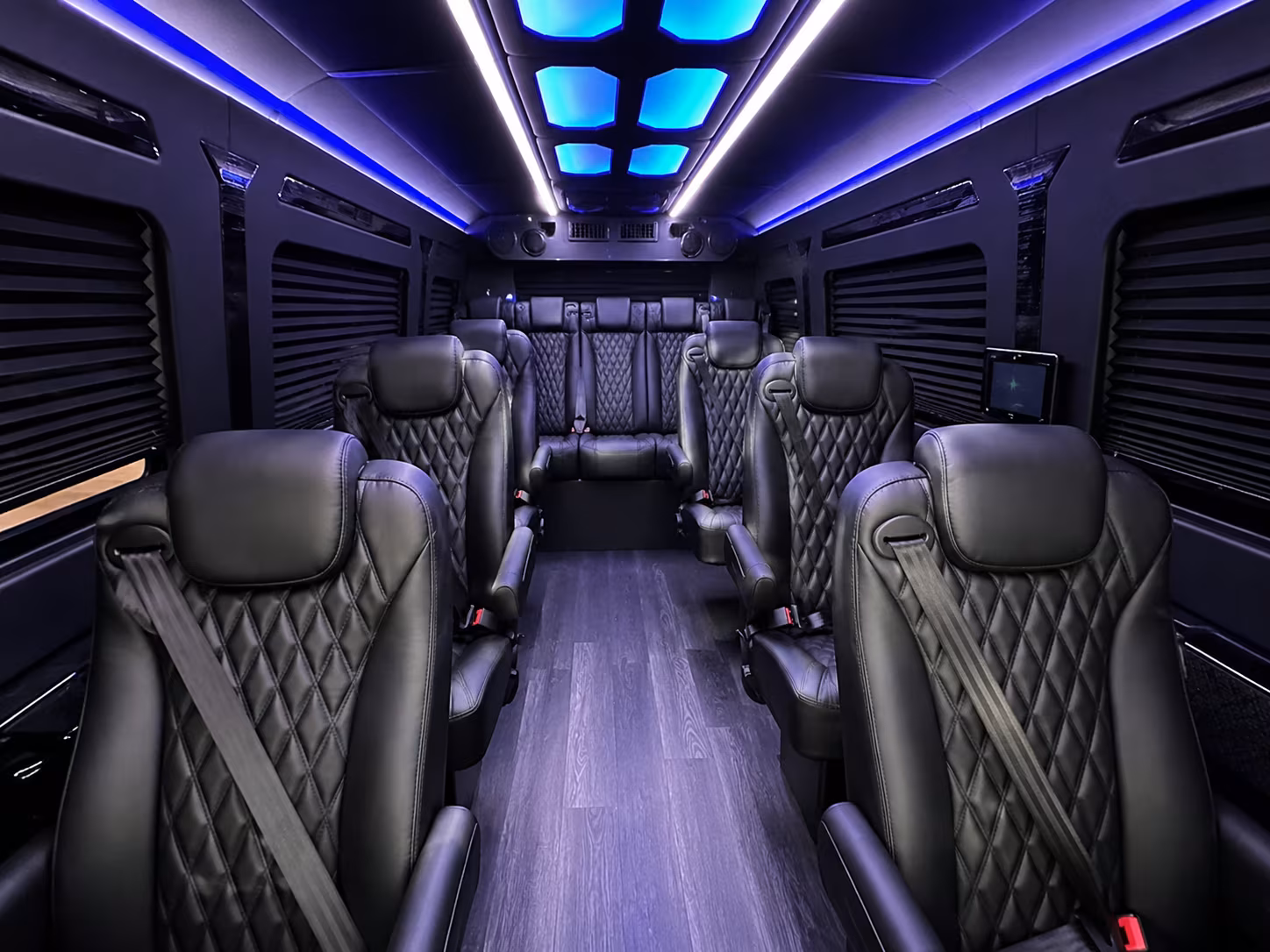 paterson 8 passenger sprinter van inside